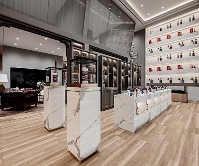 现代烟酒店3D模型下载